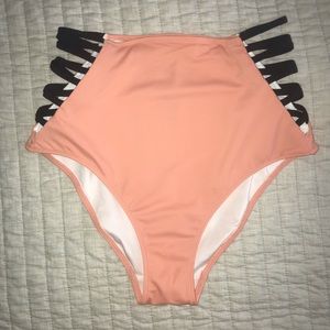 PINK Victoria’s Secret HIGH WAIST BIKINI bottoms